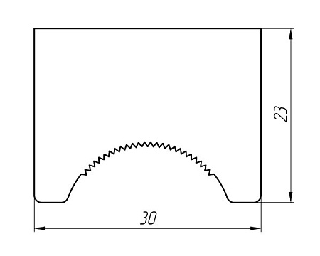 Алюминиевый профиль электротехнического назначения KТ-1360