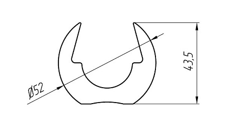 Алюминиевый профиль электротехнического назначения KТ-1028