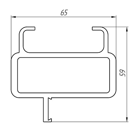 Алюминиевый профиль для торгово-выставочного оборудования KТ-774
