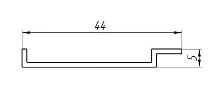 Алюминиевый профиль для систем кондиционирования и вентиляции KТ-2275