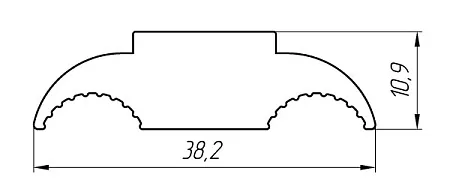 Алюминиевый профиль электротехнического назначения KТ-2137