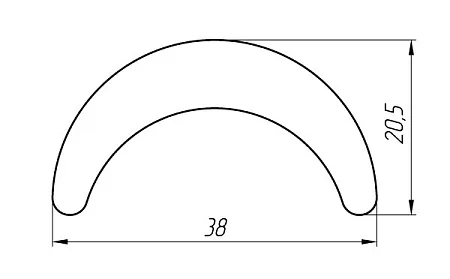 Алюминиевый профиль электротехнического назначения KТ-1029