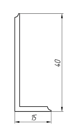 Алюминиевый профиль для люков KТ-1837