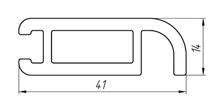 Алюминиевый профиль для торгово-выставочного оборудования KТ-614